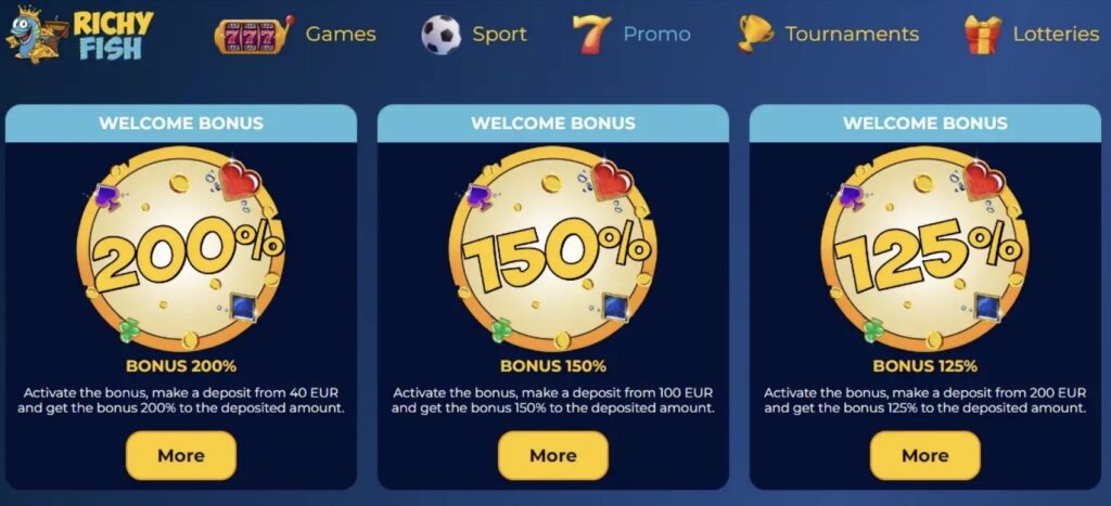 Richy Fish Casino VIP program benefits