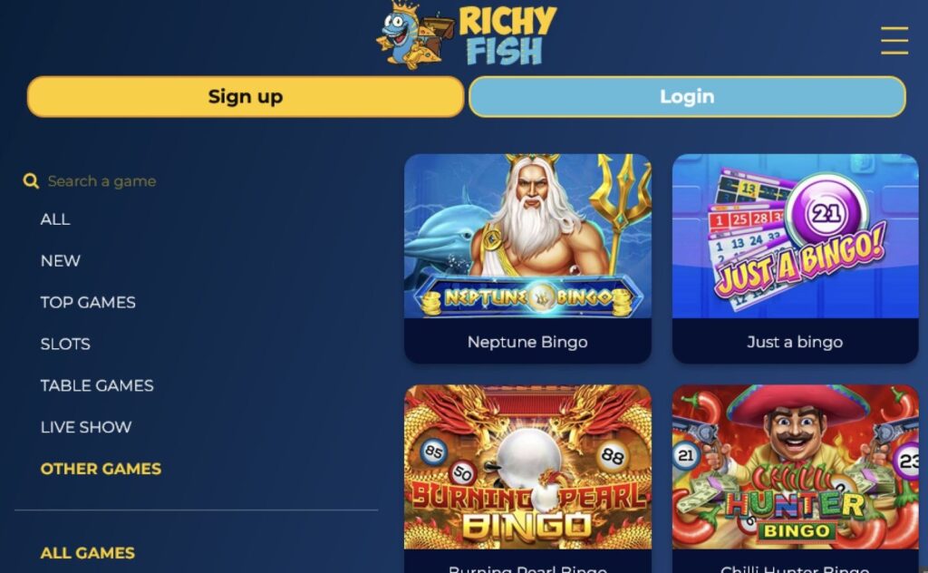 Richy Fish Casino logo